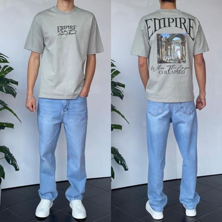 Купить Футболка i8denim 2161 grey на obuv-plus.com.ua