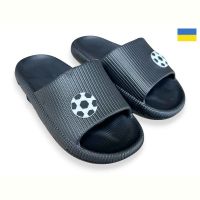 Купить Шлепанцы Cross 022 м'яч чорний на obuv-plus.com.ua