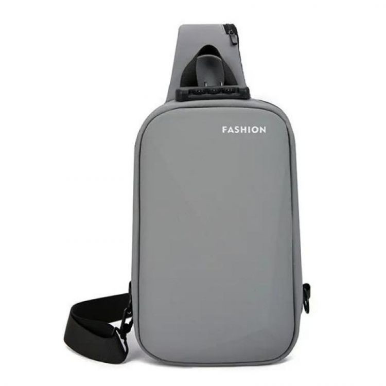 Купить Бананка Fashion Bag D05-4 l.grey на obuv-plus.com.ua