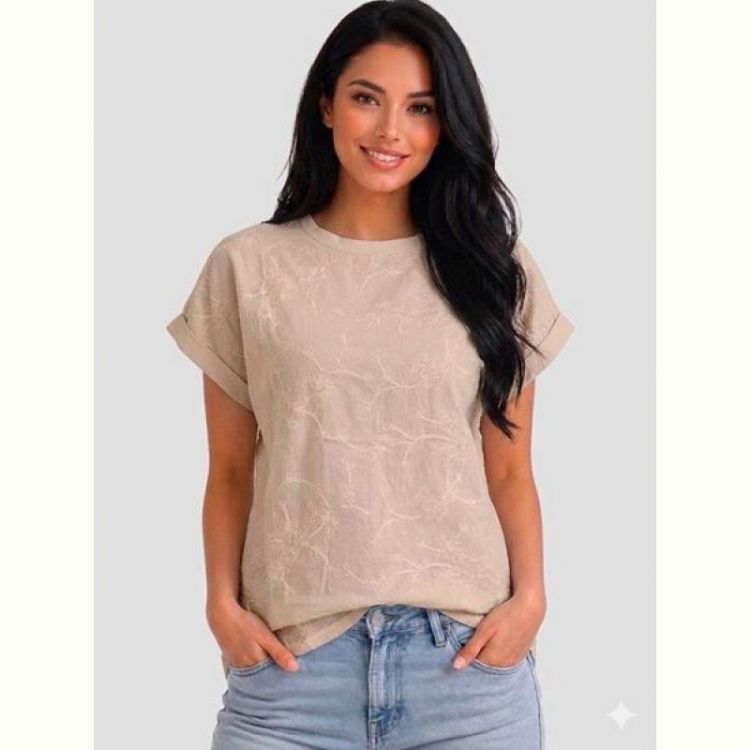 Купить Футболка LeVisha 26006 beige на obuv-plus.com.ua