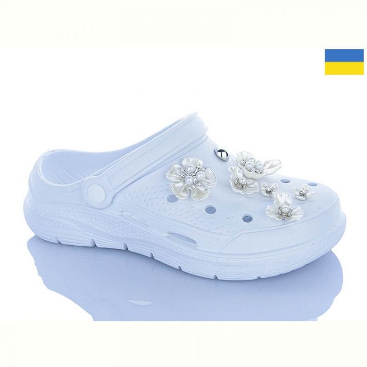Купить Кроксы Dago 414 білий на obuv-plus.com.ua