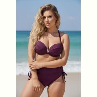 Купить Купальник DFK 76135 wine на obuv-plus.com.ua