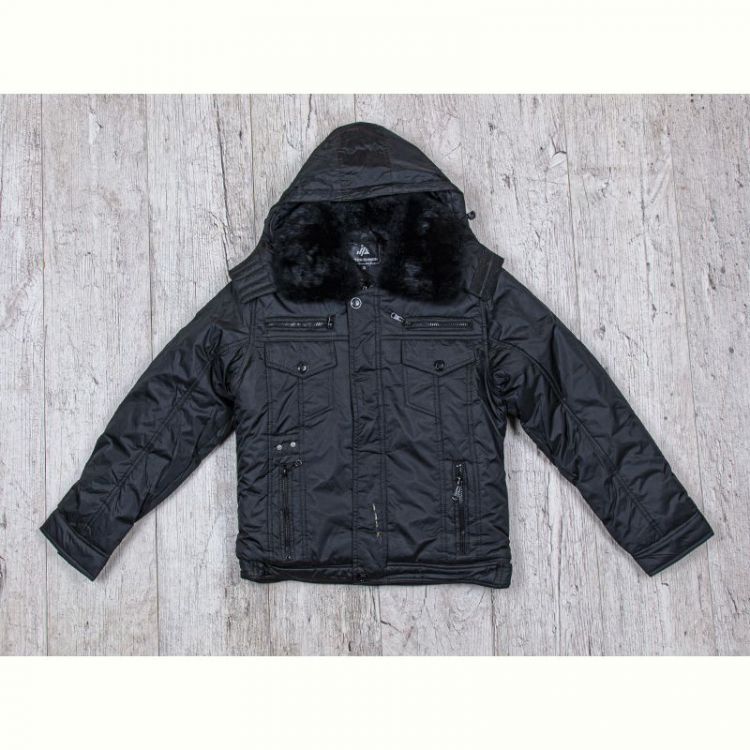 Купить Куртка Meisty 375-1 black на obuv-plus.com.ua