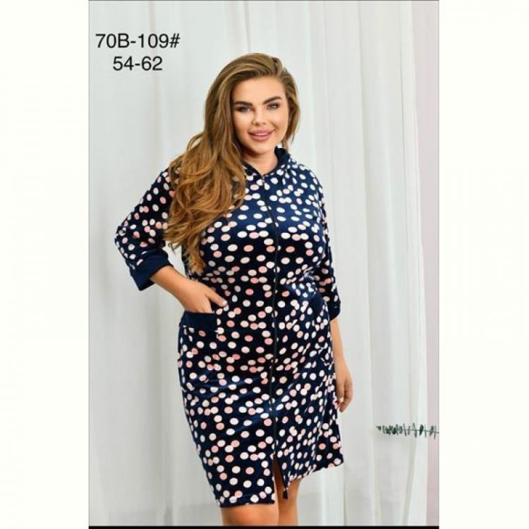 Купить Халат Fili Wear 70B-109 navy на obuv-plus.com.ua