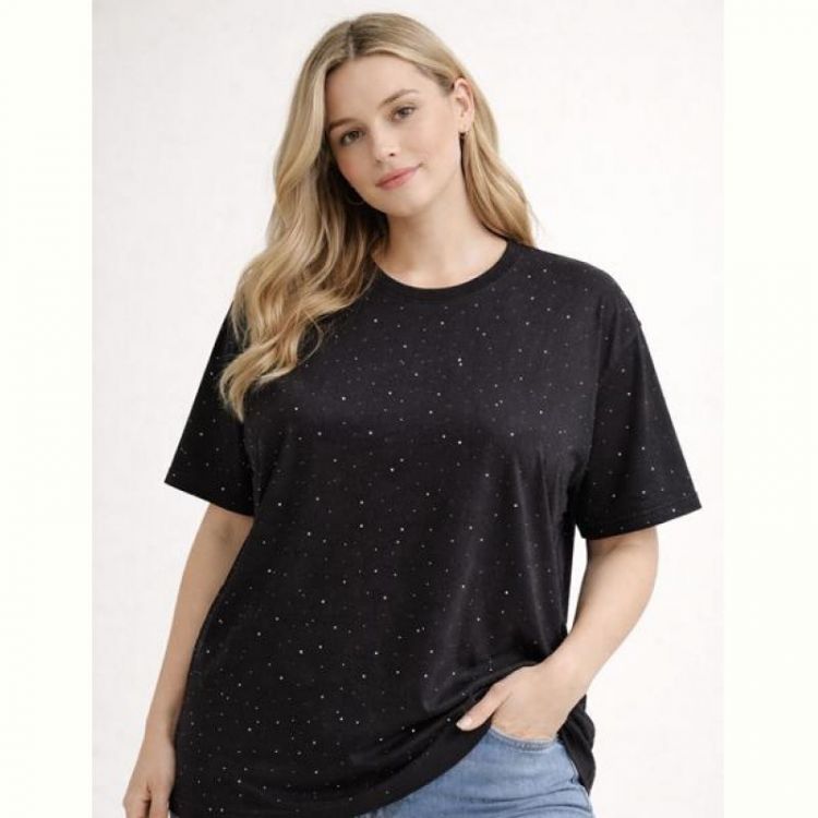 Купить Футболка Elena&Vika 26001 black на obuv-plus.com.ua