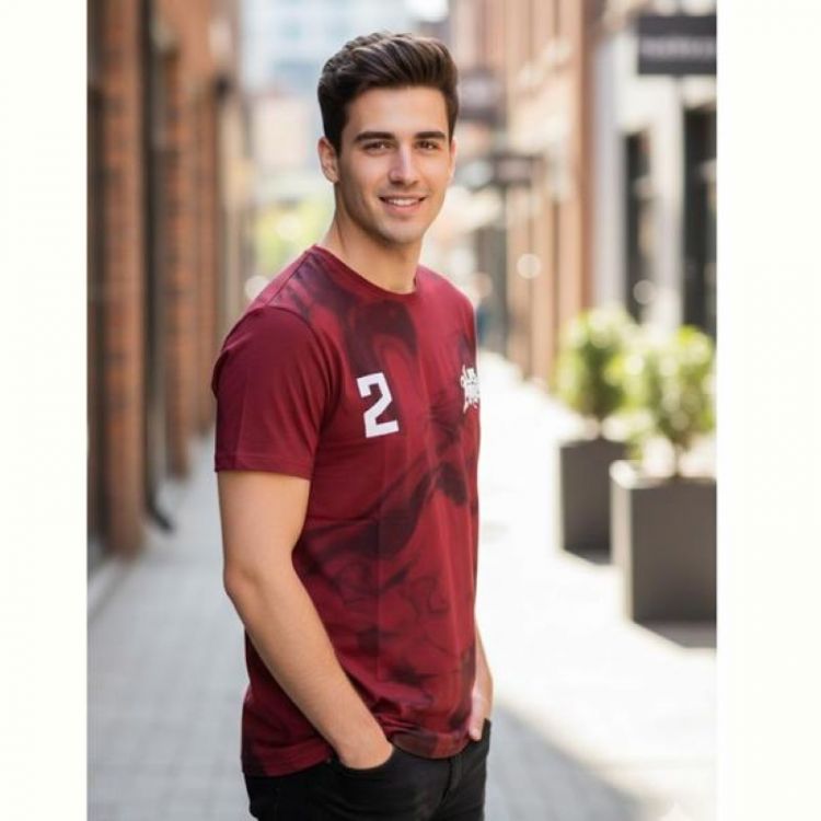 Купить Футболка Style M.Clothes SM106 wine на obuv-plus.com.ua