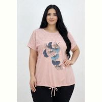 Купить Футболка Elena&Vika 26019 peach на obuv-plus.com.ua