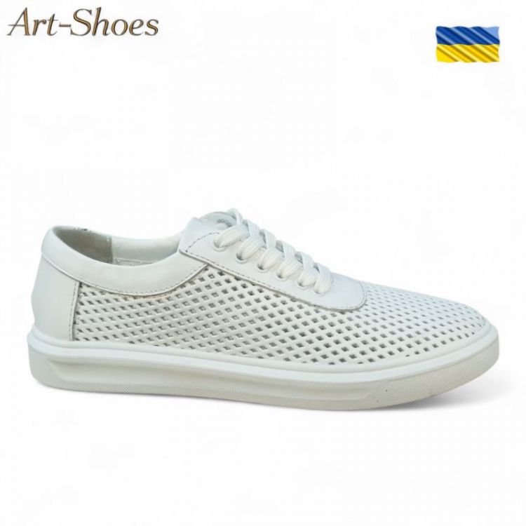 Купить Кеды DvaShoes ART-281 бел на obuv-plus.com.ua