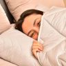 Купить Подушка для сна 70х70 см NORDIC COMFORT+ IDEIA чехол стеганный с молнией антиаллергенная серая на obuv-plus.com.ua