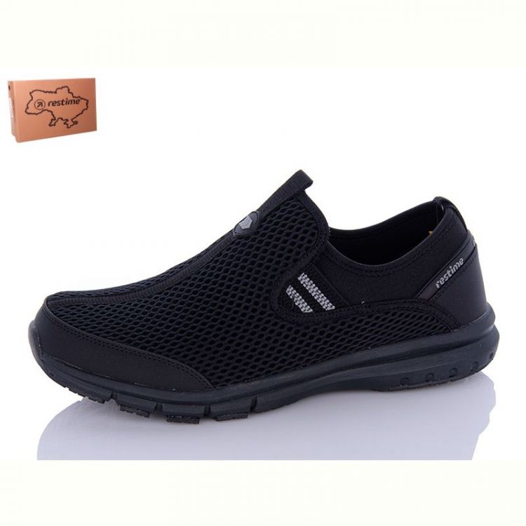 Купить Кроссовки Restime PWL26820 black-d.grey на obuv-plus.com.ua
