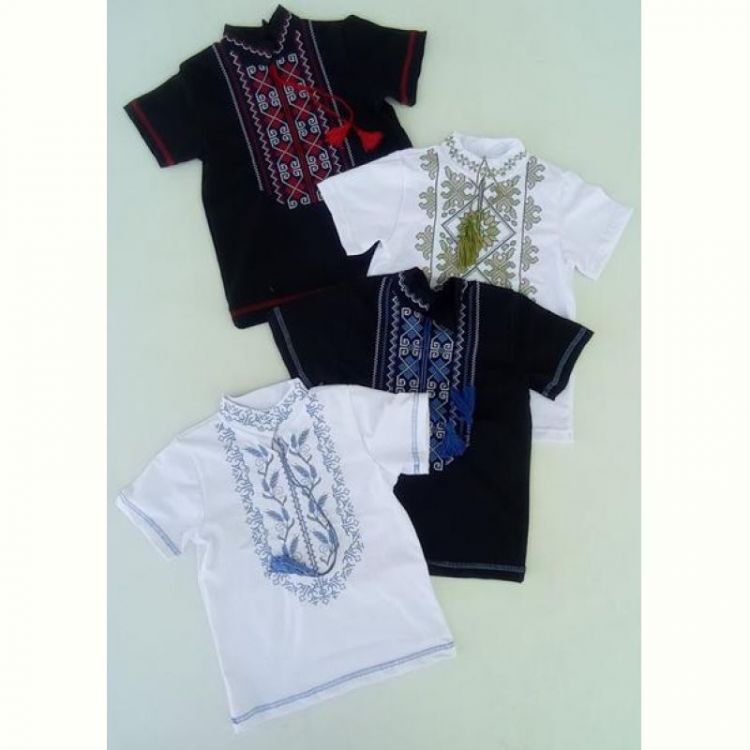 Купить Вышиванка Meloria ML4203 white-l.blue на obuv-plus.com.ua
