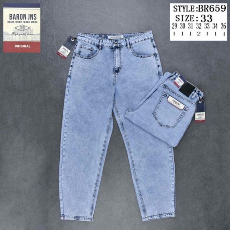 Купить Джинсы Baron Jeans BR659 l.blue на obuv-plus.com.ua