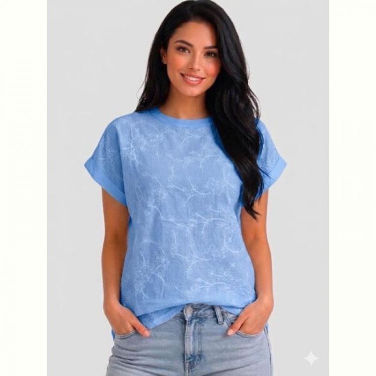 Купить Футболка LeVisha 26006 l.blue на obuv-plus.com.ua