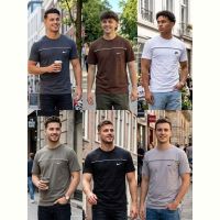 Купить Футболка Shon S3572 brown на obuv-plus.com.ua