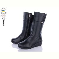 Купить Сапоги Mona Liza 59 чорний на obuv-plus.com.ua