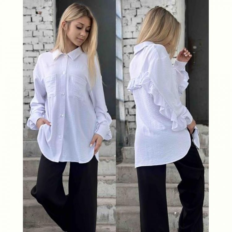 Купить Рубашка Karolina KR279 white на obuv-plus.com.ua