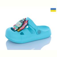 Купить Кроксы Dago Даго Дит.337 бірюзовий на obuv-plus.com.ua