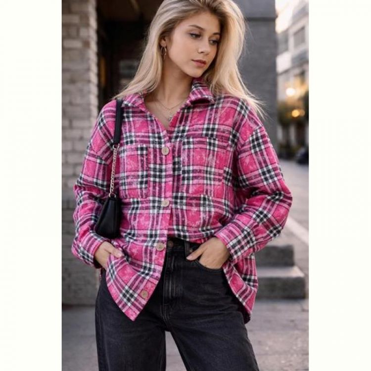 Купить Рубашка Karolina KR436 pink на obuv-plus.com.ua