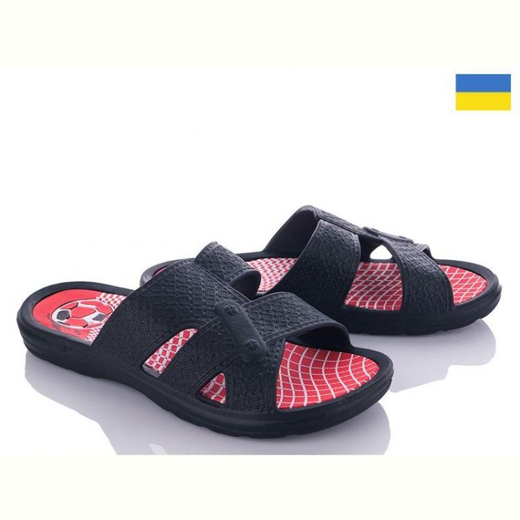 Купить Шлепанцы Golden Lion Verta Подросток спорт черн-красный на obuv-plus.com.ua