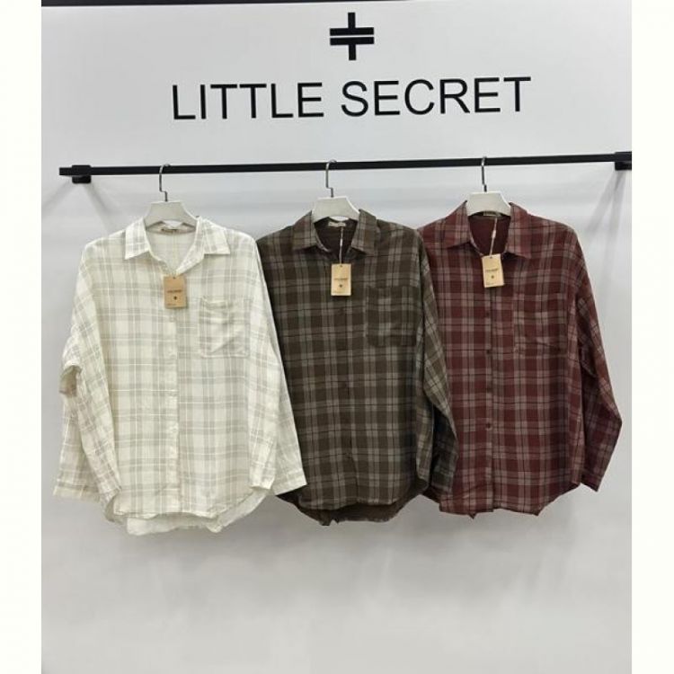 Купить Рубашка Little Secret 7062 brown на obuv-plus.com.ua