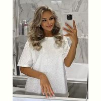 Купить Футболка Elena&Vika 26001 white на obuv-plus.com.ua