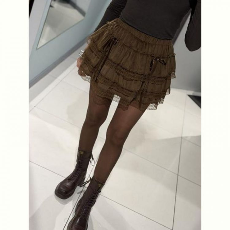 Купить Юбка-шорты Comod 25257 brown на obuv-plus.com.ua