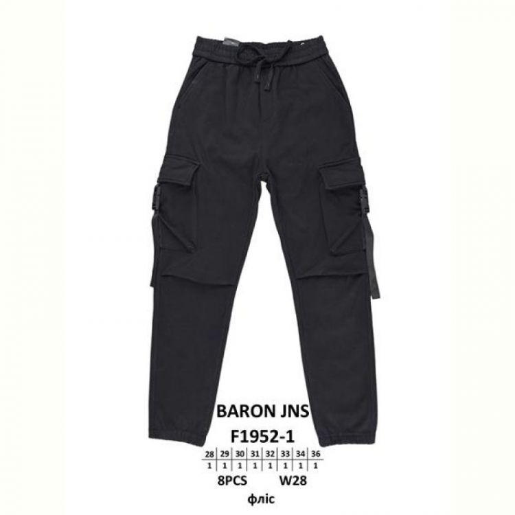 Купить Штаны Baron Jeans F1952-1 black на obuv-plus.com.ua