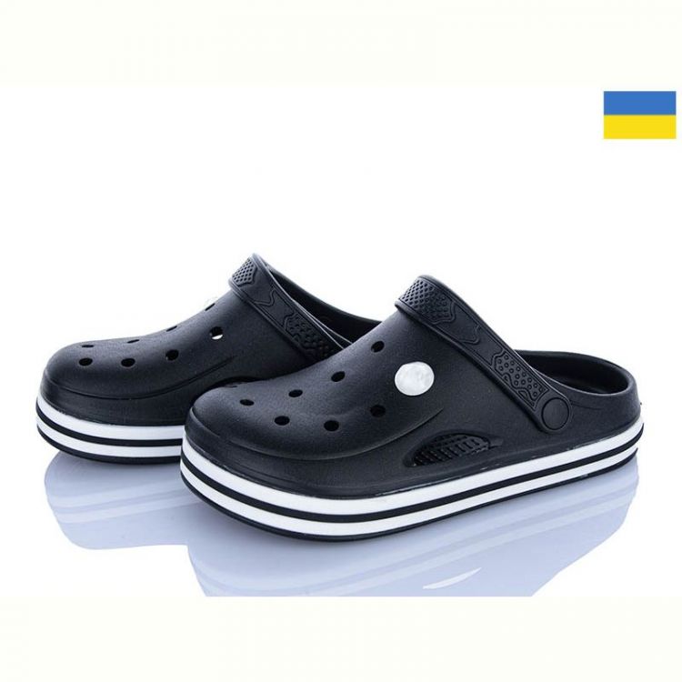 Купить Кроксы Dago 416 чорний на obuv-plus.com.ua