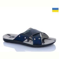 Купить Шлепанцы Oskar 2026 синій на obuv-plus.com.ua