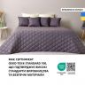 Купить Покрывало 140х210 см IDEIA стеганое двухстороннее качественная стежка микрофибра шоколад беж на кровать диван на obuv-plus.com.ua