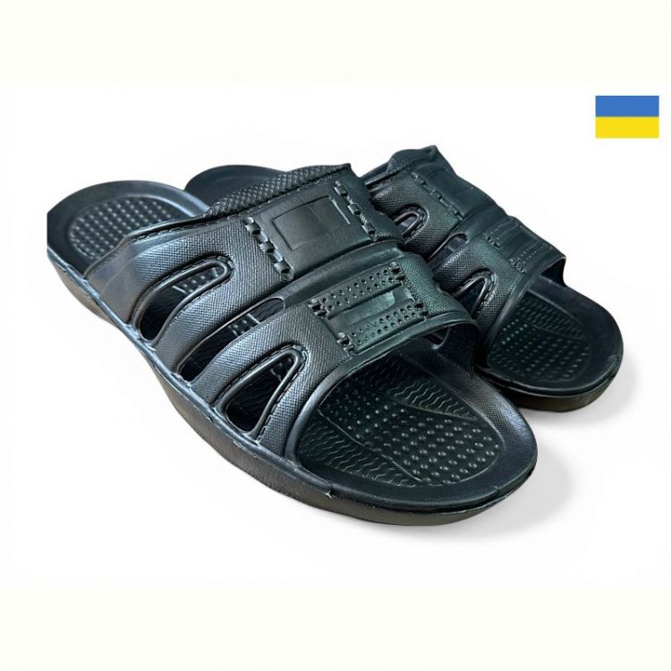 Купить Шлепанцы Cross B8 чорний на obuv-plus.com.ua