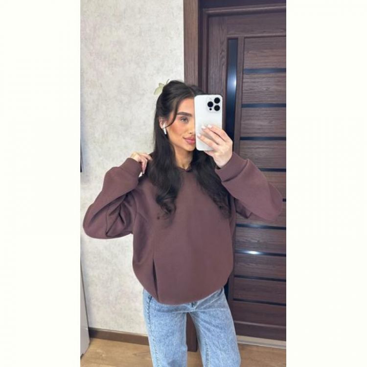 Купить Худи Valentina 2 brown на obuv-plus.com.ua