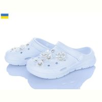 Купить Кроксы Golden Lion 414 білий на obuv-plus.com.ua