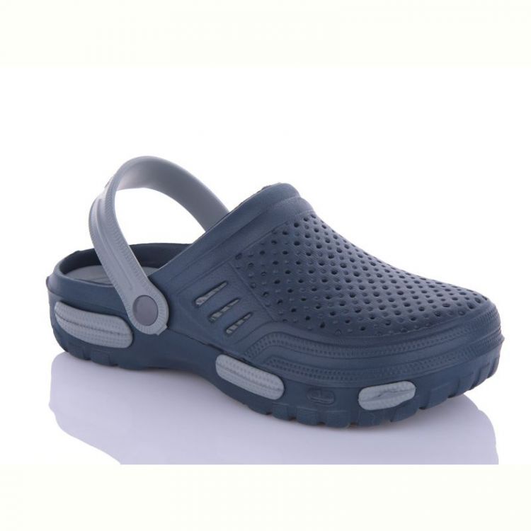 Купить Кроксы Malibu CD48 синий-серый на obuv-plus.com.ua
