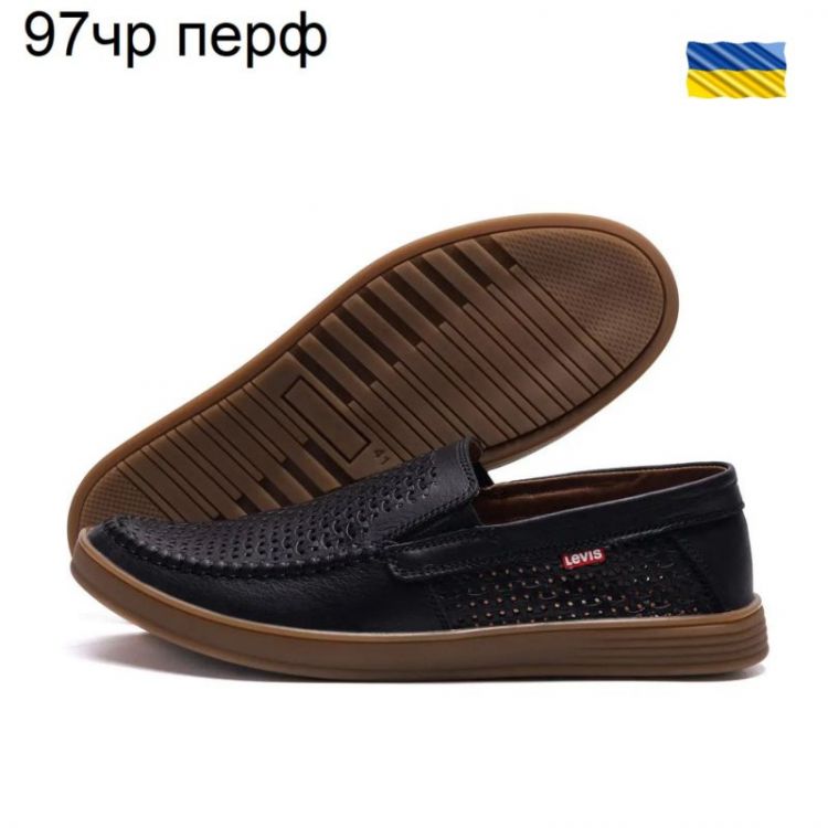 Купить Мокасины DvaShoes TT-97 чр перф на obuv-plus.com.ua