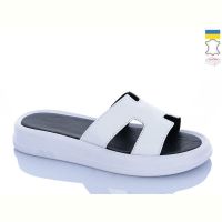 Купить Шлепанцы Garti 98 білий шк. на obuv-plus.com.ua