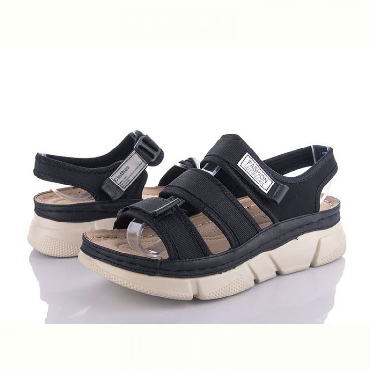 Купить Босоножки Ludaowangzi 6706 black на obuv-plus.com.ua