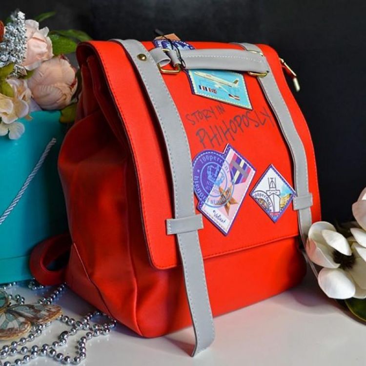 Купить Рюкзак Luna-bag 8112 red на obuv-plus.com.ua