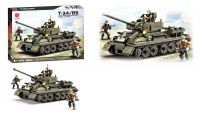 Купить XJ-915 Конструктор Танк-Т34 854 деталі на obuv-plus.com.ua