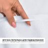 Купить Полотенце махровое 100х150 см пл 600 гр/м2 банное для тела и сауны натуральное хлопок білий на obuv-plus.com.ua