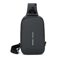 Купить Бананка Fashion Bag D03-1 d.grey на obuv-plus.com.ua