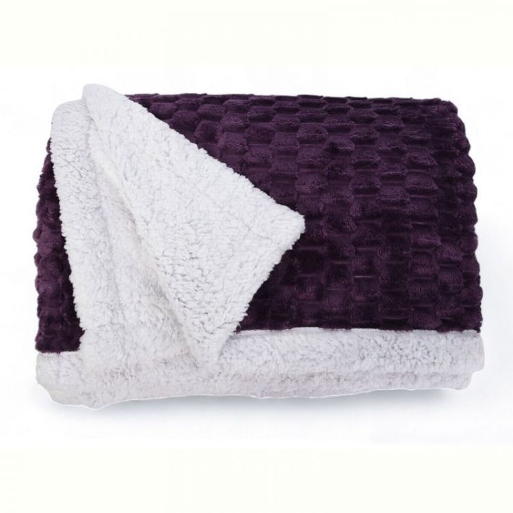 Купить Плед Lisa 009-2 violet 160x210 mix на obuv-plus.com.ua