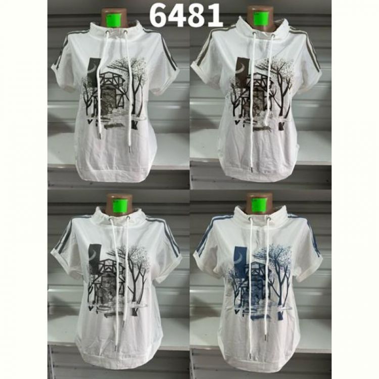 Купить Футболка Gertie 6481 white-grey на obuv-plus.com.ua