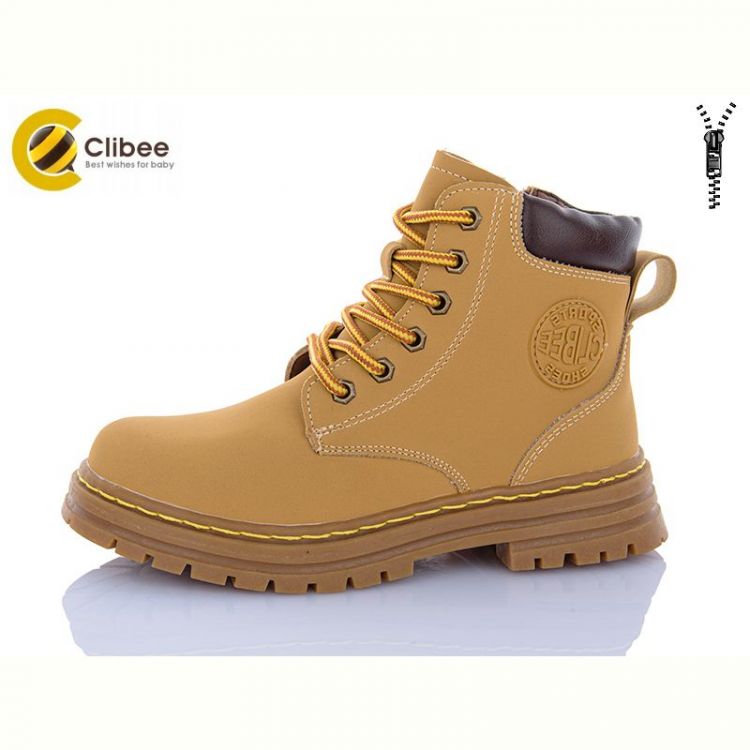 Купить Ботинки Clibee K204 camel-brown на obuv-plus.com.ua
