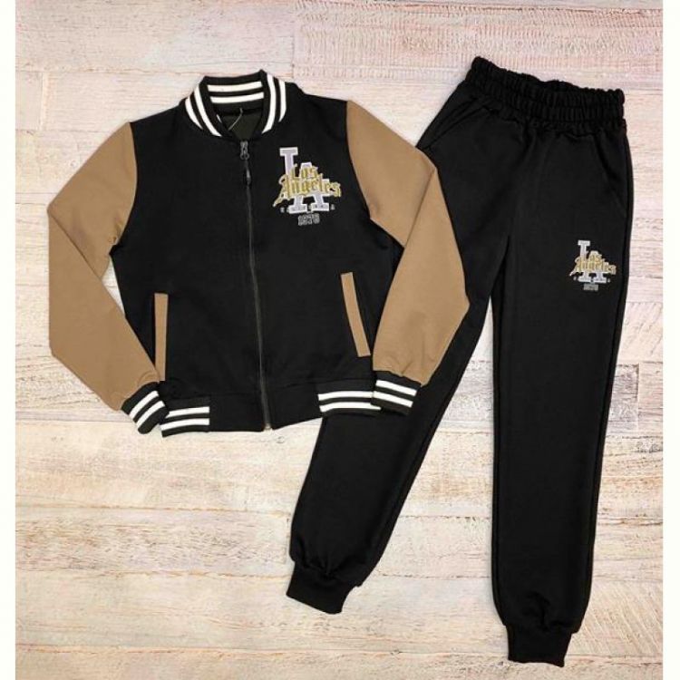Купить Костюм спорт LiMa kids 2509 black-beige на obuv-plus.com.ua