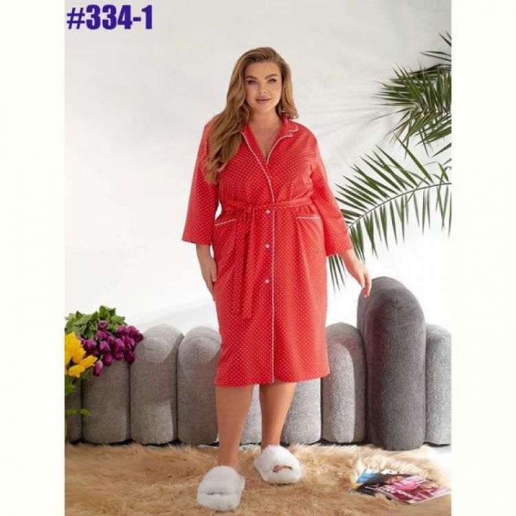 Купить Халат BAT 334-1 red на obuv-plus.com.ua
