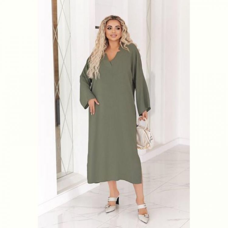Купить Платье Seven Zikina 1313 khaki на obuv-plus.com.ua