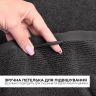 Купить Полотенце махровое 100х150 см пл 600 гр/м2 банное для тела и сауны натуральное хлопок т/серый на obuv-plus.com.ua
