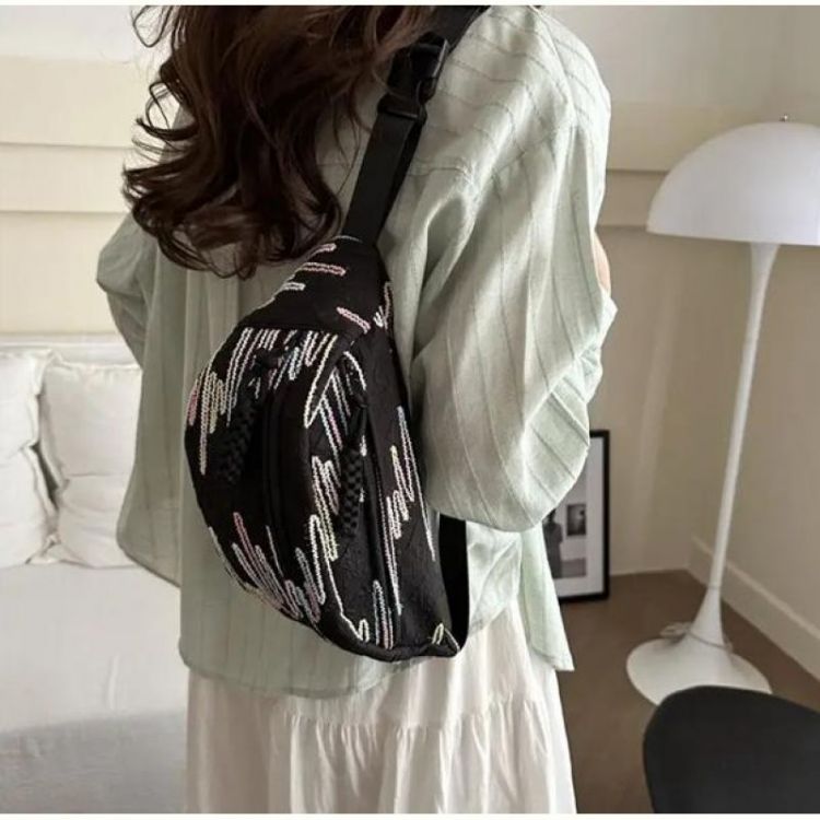 Купить Бананка Fashion Bag 9469-5 black на obuv-plus.com.ua