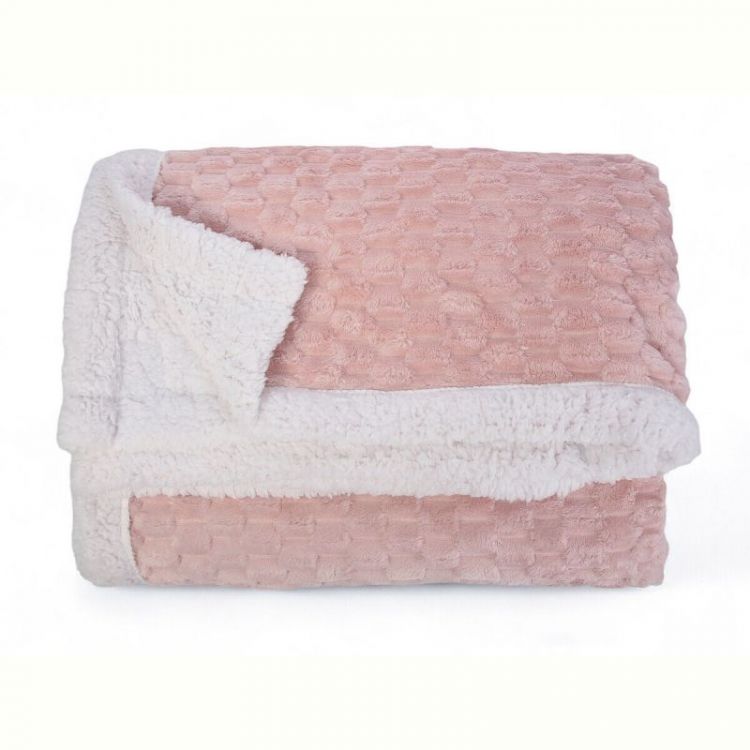 Купить Плед Lisa 009-2 pink 160x210 mix на obuv-plus.com.ua